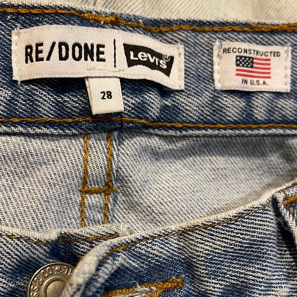 Redone Levi’s Blue Jeans